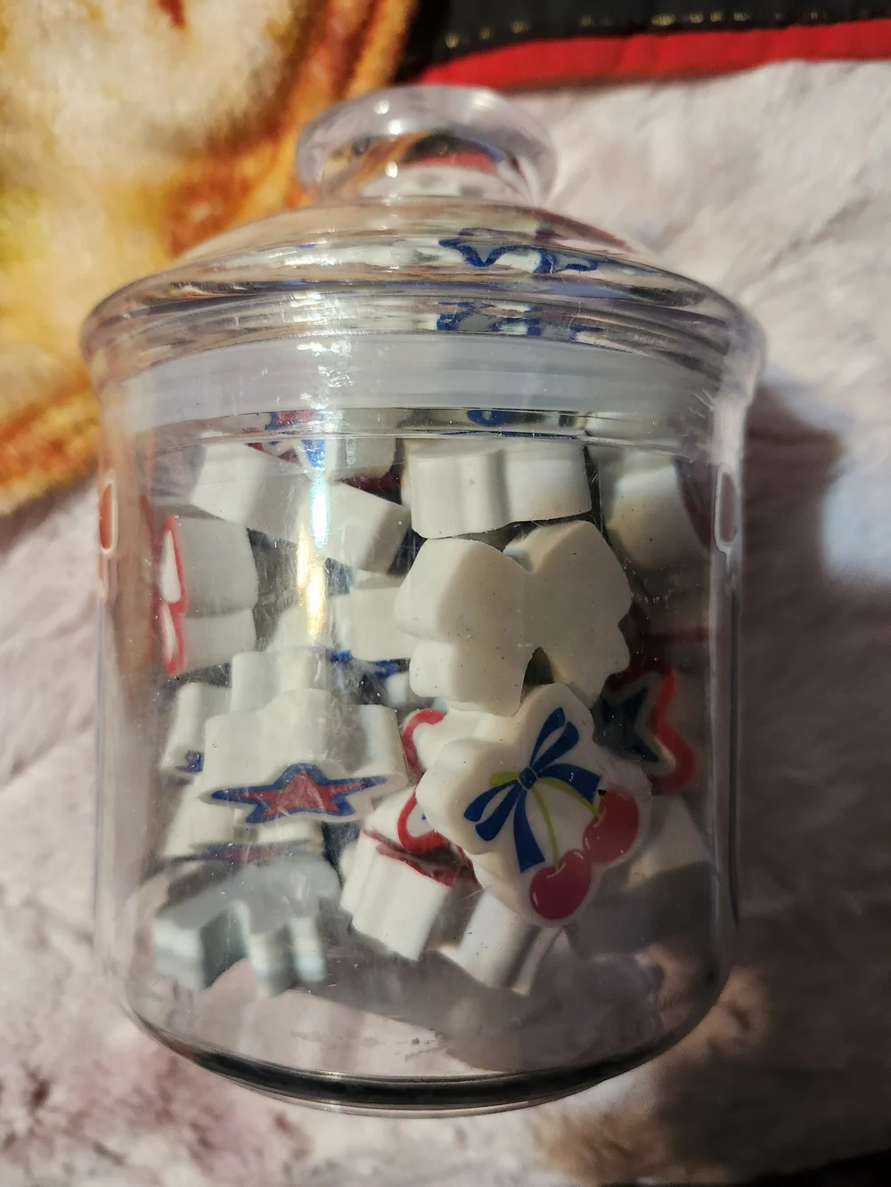 Danbar Global 60-Piece Patriotic Eraser Jar